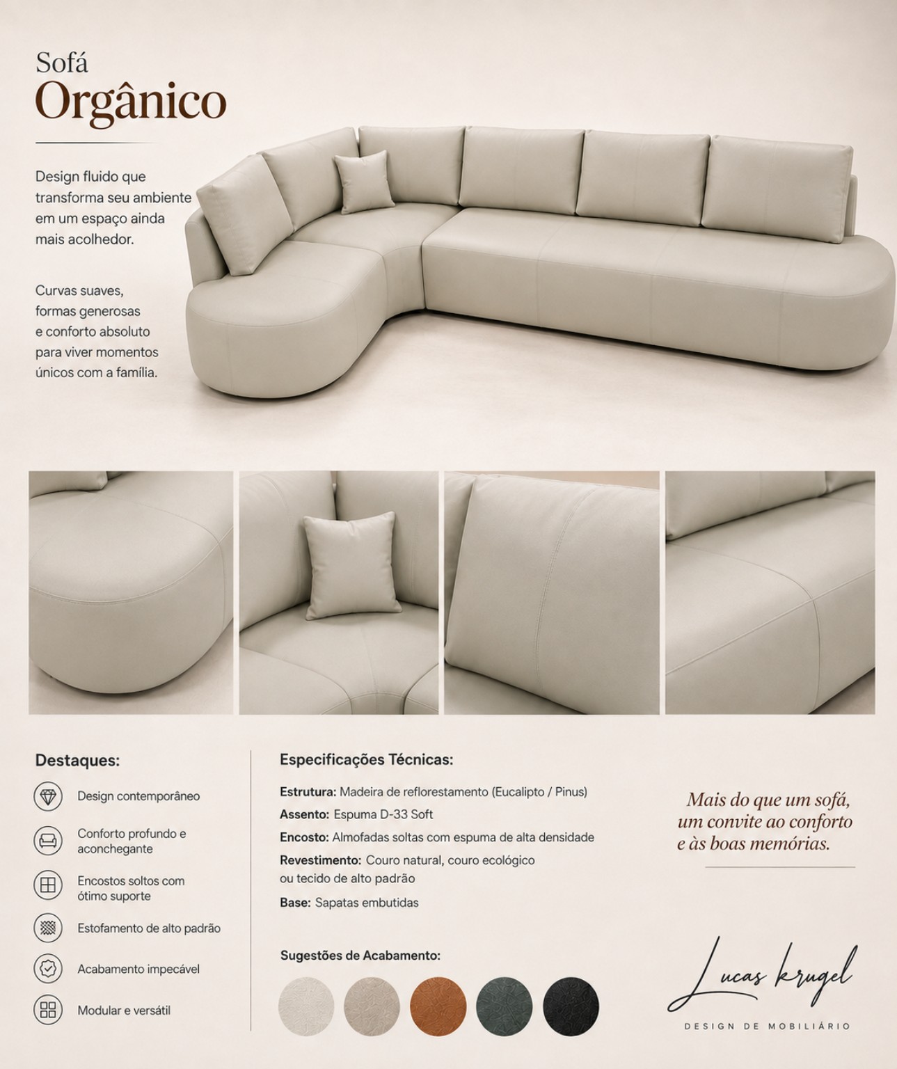 Prancha do projeto Sofá Orgânico