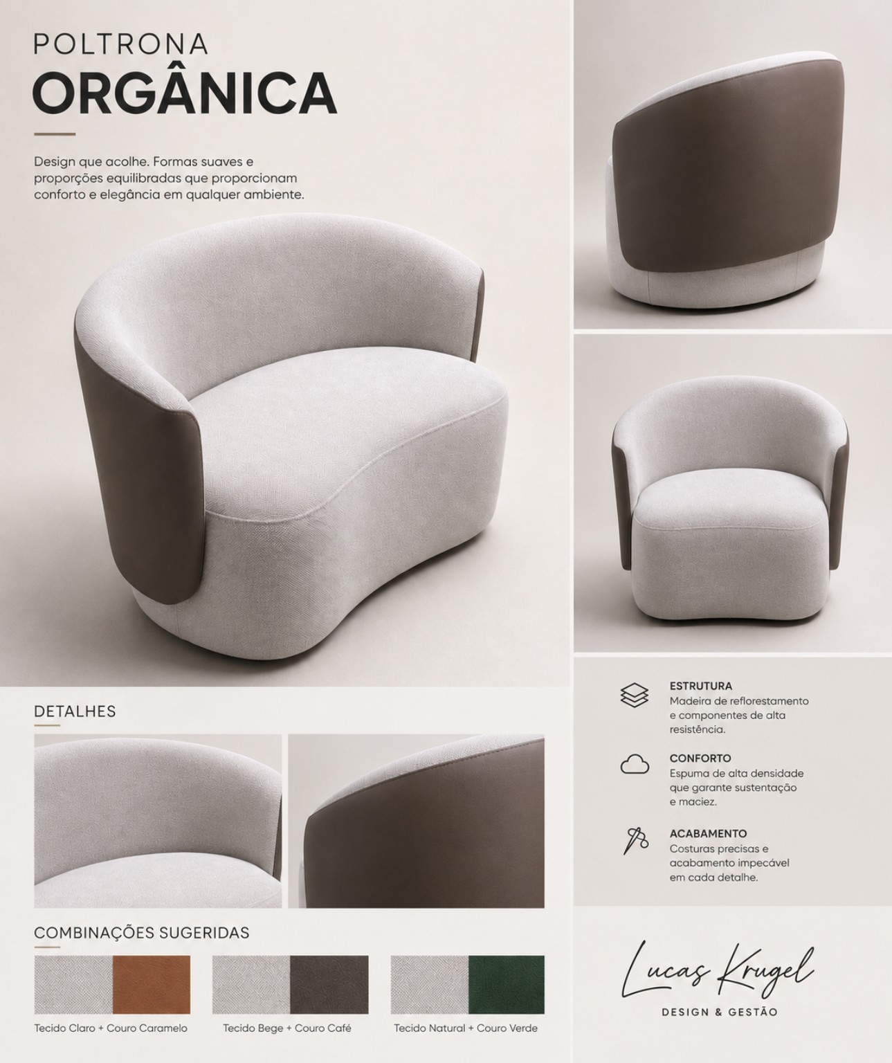 Prancha do projeto Poltrona Orgânica